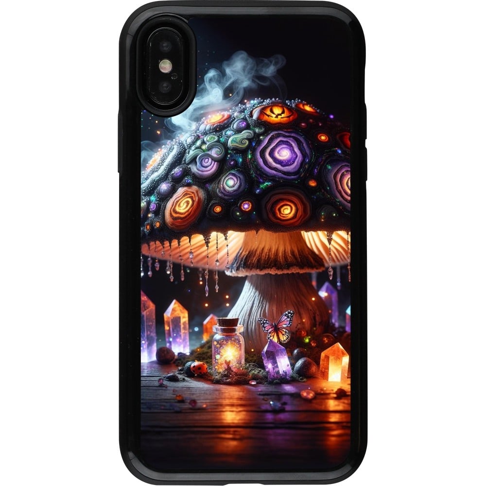 Coque iPhone X / Xs - Hybrid Armor noir Halloween Potion Magic