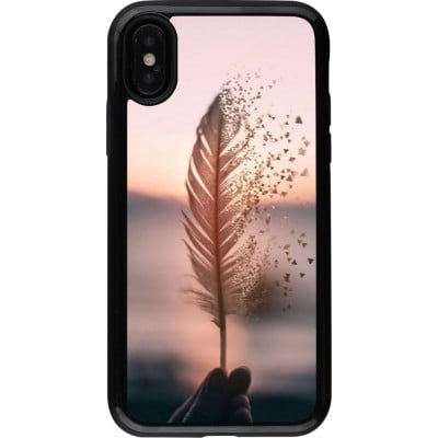 Coque iPhone X / Xs - Hybrid Armor noir Hello September 11 19