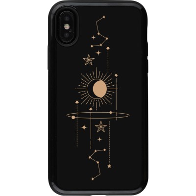 Coque iPhone X / Xs - Hybrid Armor noir Spring 23 astro