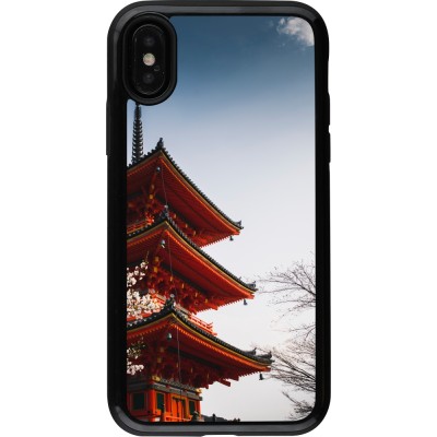 Coque iPhone X / Xs - Hybrid Armor noir Spring 23 Japan