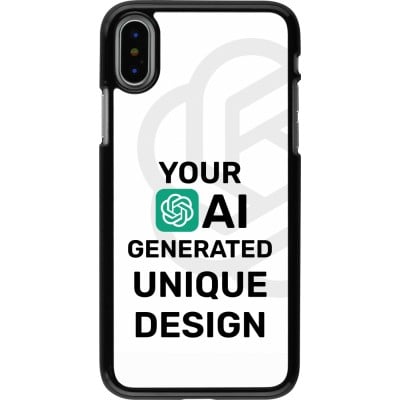 Coque iPhone X / Xs - 100% unique générée par intelligence artificielle (AI) avec vos idées