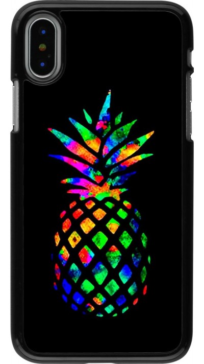 Coque iPhone X / Xs - Ananas Multi-colors