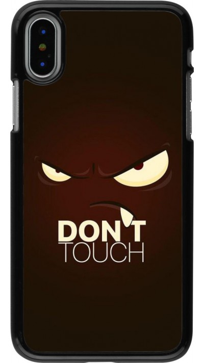 Coque iPhone X / Xs - Angry Dont Touch