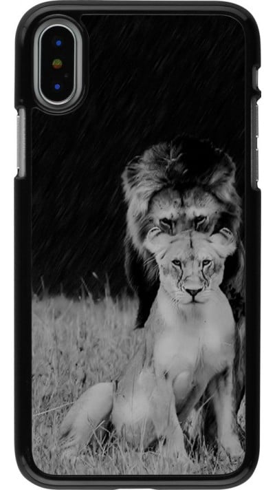 Coque iPhone X / Xs - Angry lions