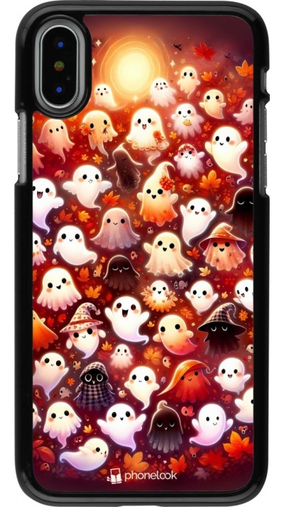 Coque iPhone X / Xs - Fantômes automne mignons