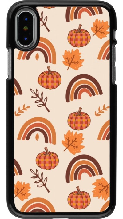 Coque iPhone X / Xs - Autumn 2024 rainbow