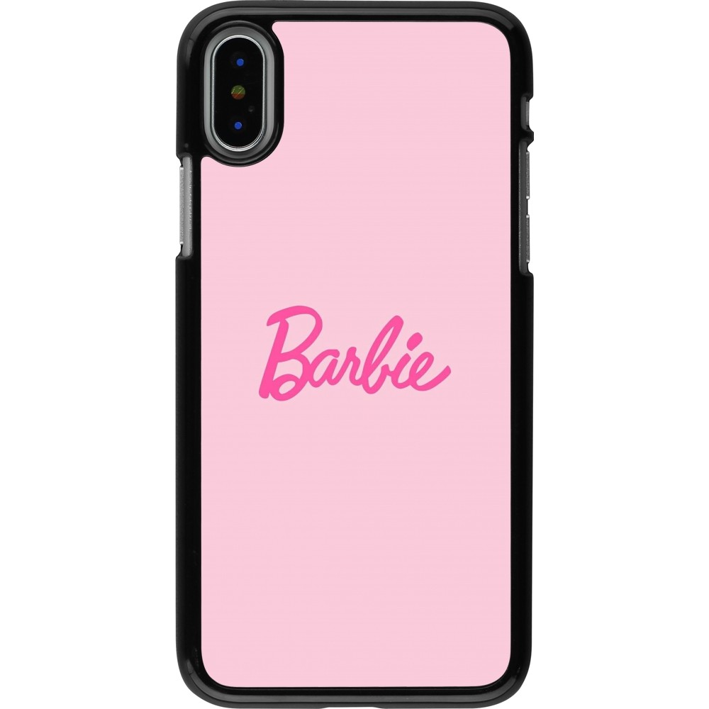 Coque iPhone X / Xs - Barbie Text