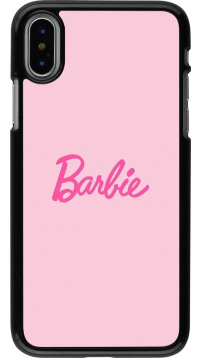 Coque iPhone X / Xs - Barbie Text