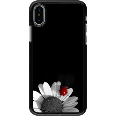 Coque iPhone X / Xs - Black and white Cox