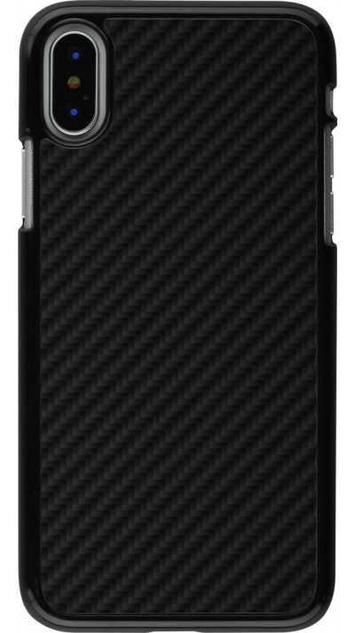 Coque iPhone X / Xs - Carbon Basic