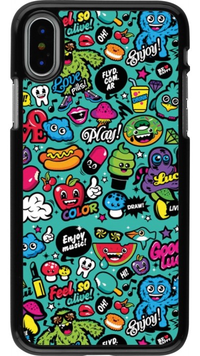 Coque iPhone X / Xs - Cartoons old school