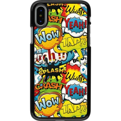 Coque iPhone X / Xs - Cartoons slogans