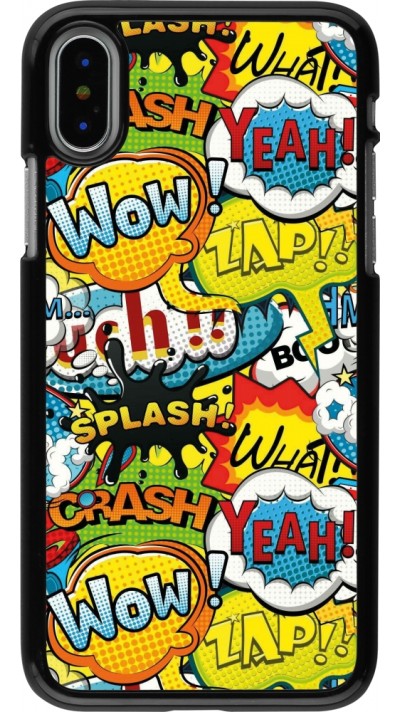 Coque iPhone X / Xs - Cartoons slogans