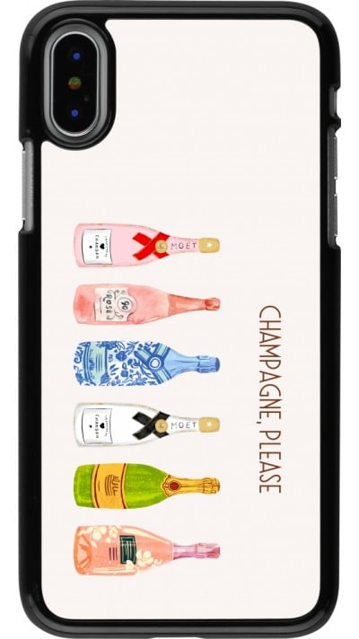 Coque iPhone X / Xs - Champagne Please