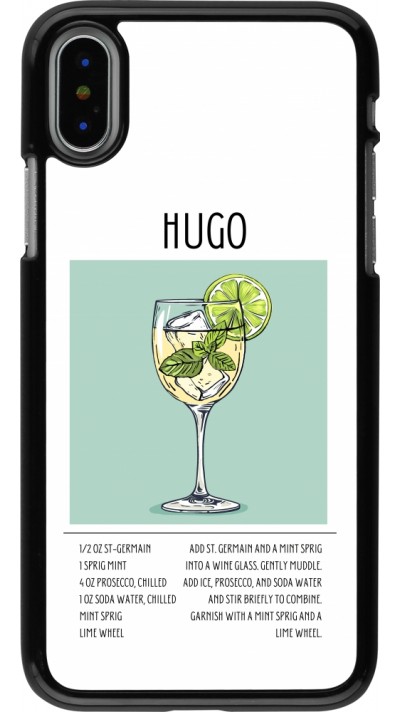 Coque iPhone X / Xs - Cocktail recette Hugo