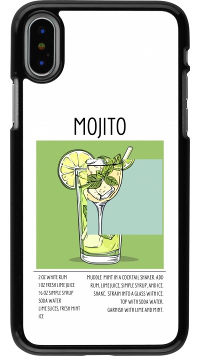 Coque iPhone X / Xs - Cocktail recette Mojito