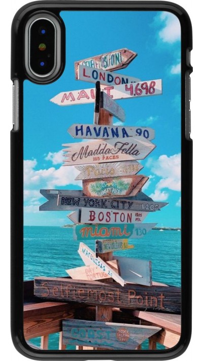 Coque iPhone X / Xs - Cool Cities Directions