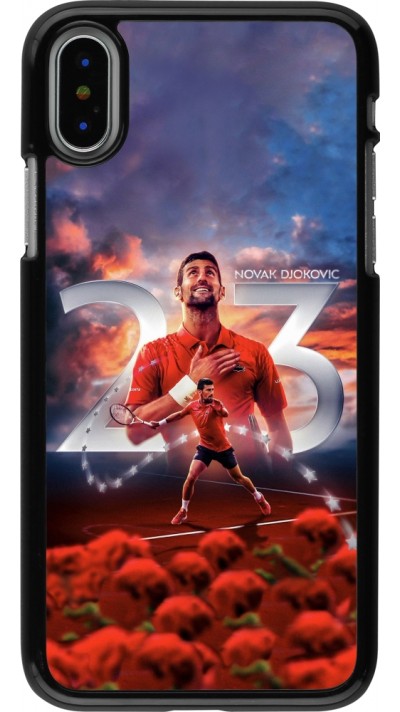 Coque iPhone X / Xs - Djokovic 23 Grand Slam