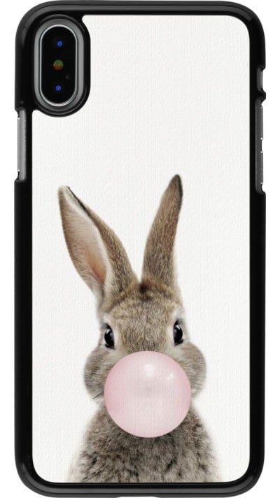 Coque iPhone X / Xs - Easter 2023 bubble gum bunny