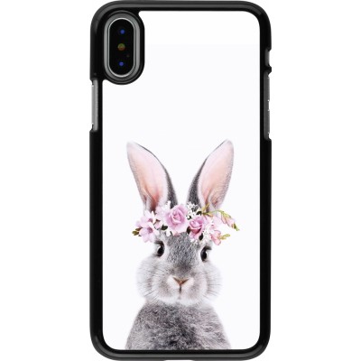 Coque iPhone X / Xs - Easter 2023 flower bunny