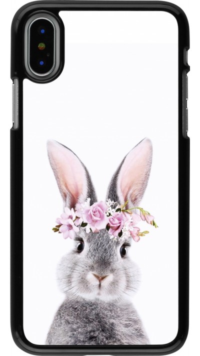 Coque iPhone X / Xs - Easter 2023 flower bunny