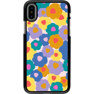 Coque iPhone X / Xs - Easter 2024 flower power