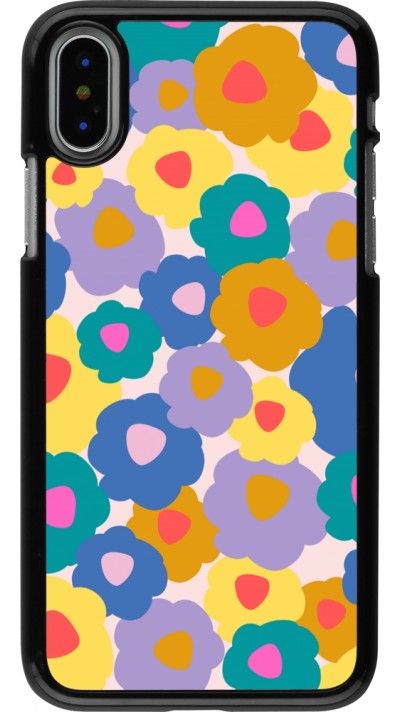 Coque iPhone X / Xs - Easter 2024 flower power