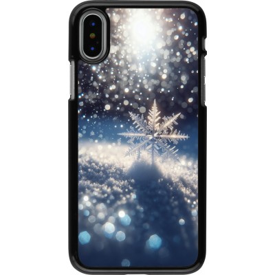 Coque iPhone X / Xs - Flocon Solaire Éclat