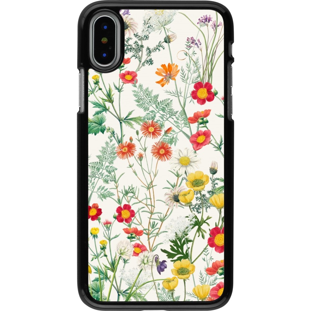 Coque iPhone X / Xs - Flora Botanical Wildlife