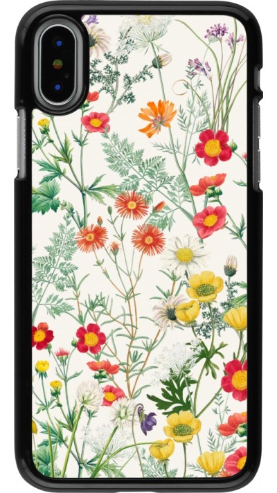 Coque iPhone X / Xs - Flora Botanical Wildlife