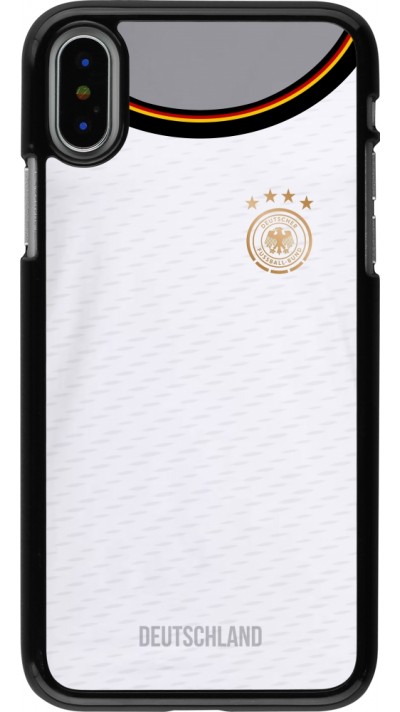 Coque iPhone X / Xs - Maillot de football Allemagne 2022 personnalisable