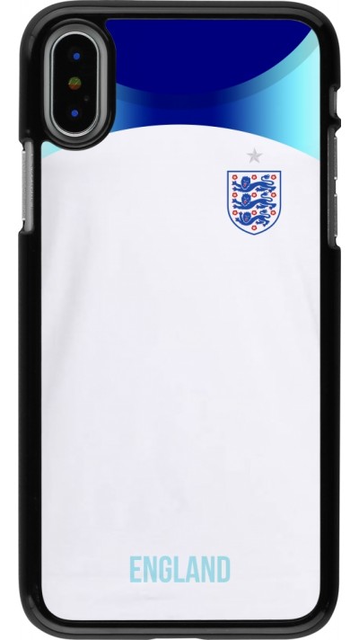 Coque iPhone X / Xs - Maillot de football Angleterre 2022 personnalisable