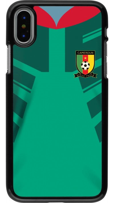 Coque iPhone X / Xs - Maillot de football Cameroun 2022 personnalisable