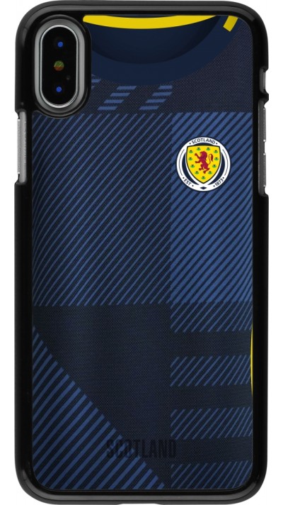 Coque iPhone X / Xs - Maillot de football Ecosse personnalisable