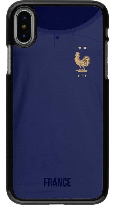 Coque iPhone X / Xs - Maillot de football France 2022 personnalisable