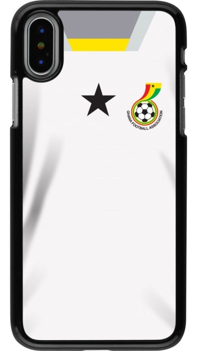 Coque iPhone X / Xs - Maillot de football Ghana 2022 personnalisable