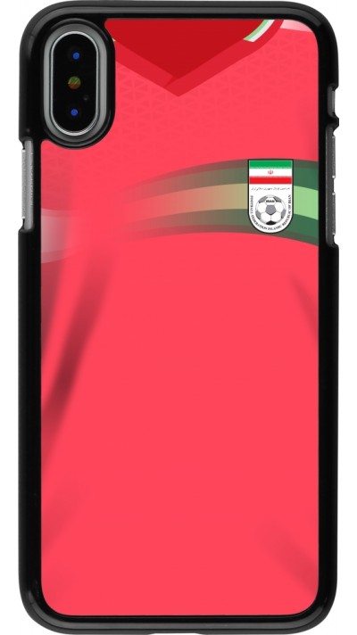 Coque iPhone X / Xs - Maillot de football Iran 2022 personnalisable