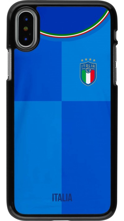 Coque iPhone X / Xs - Maillot de football Italie 2022 personnalisable