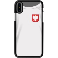 iPhone X / Xs Case Hülle - Polen 2022 personalisierbares Fussballtrikot