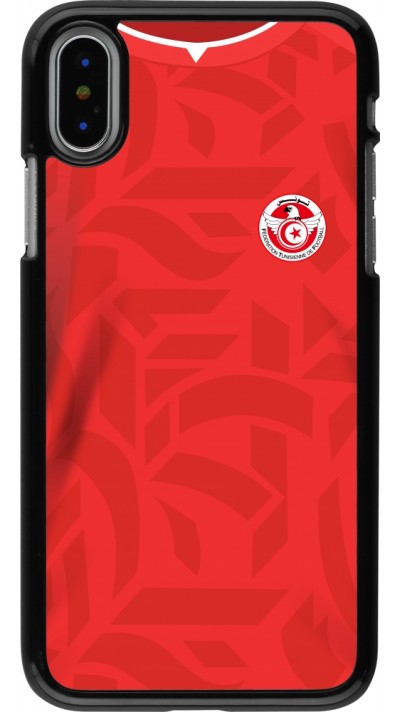 Coque iPhone X / Xs - Maillot de football Tunisie 2022 personnalisable