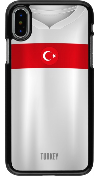 Coque iPhone X / Xs - Maillot de football Turquie personnalisable