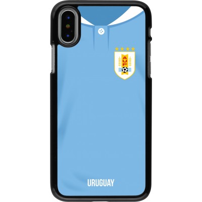 Coque iPhone X / Xs - Maillot de football Uruguay 2022 personnalisable