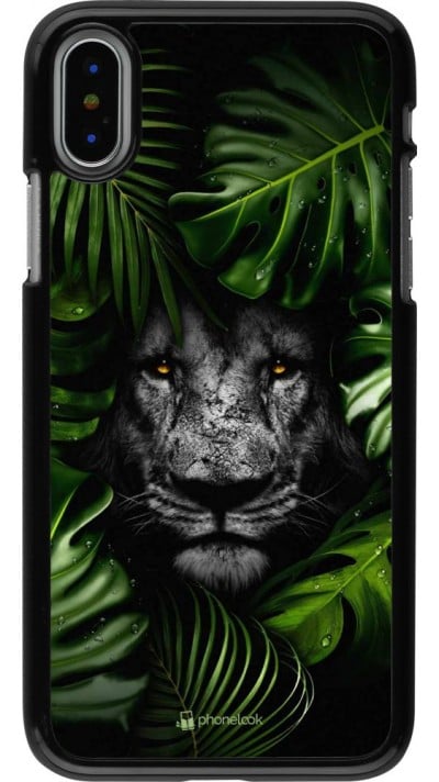 Coque iPhone X / Xs - Forest Lion