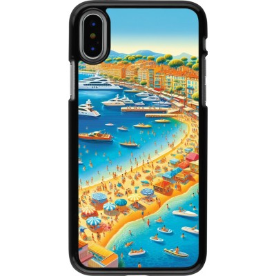 Coque iPhone X / Xs - French Riviera People