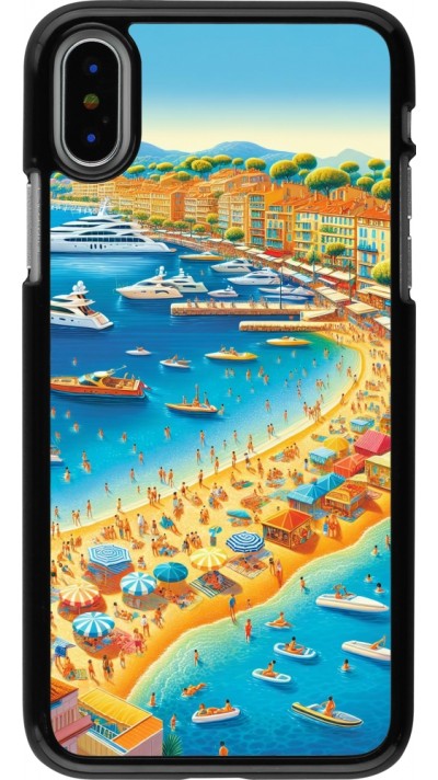 Coque iPhone X / Xs - French Riviera People