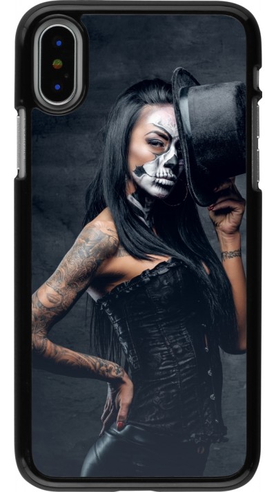 Coque iPhone X / Xs - Halloween 22 Tattooed Girl