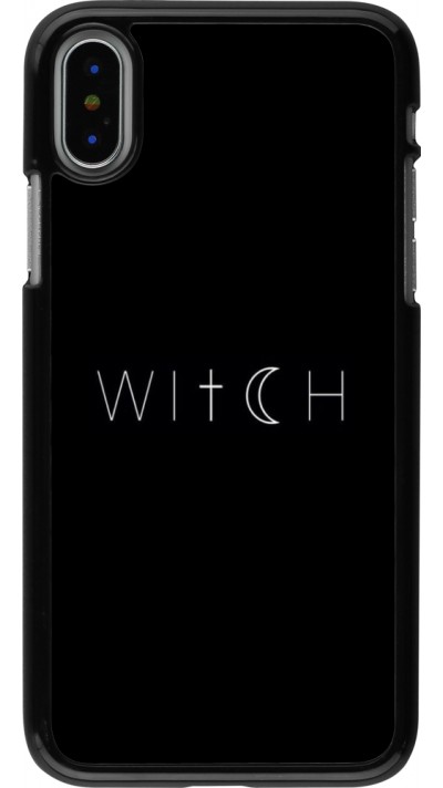 Coque iPhone X / Xs - Halloween 22 witch word