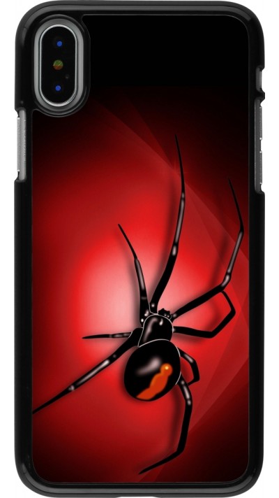 Coque iPhone X / Xs - Halloween 2023 spider black widow