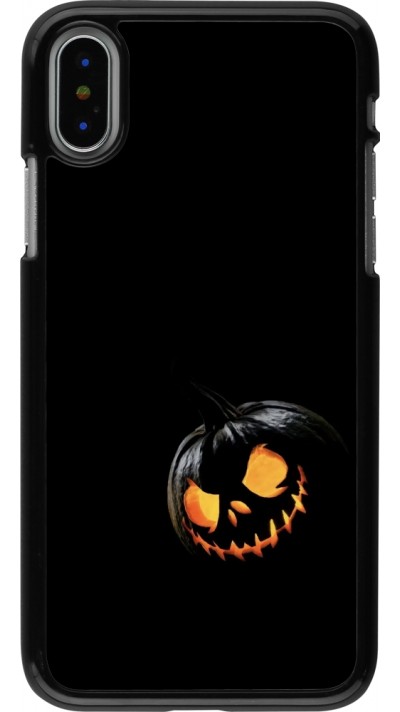 Coque iPhone X / Xs - Halloween 2023 discreet pumpkin