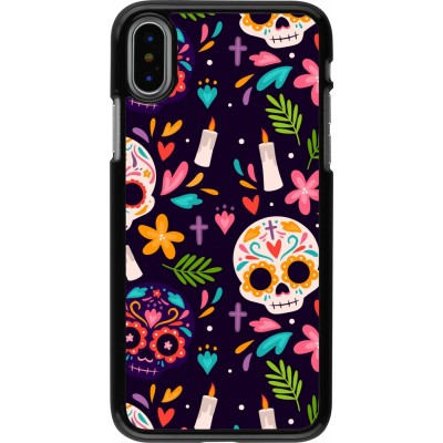 Coque iPhone X / Xs - Halloween 2023 mexican style